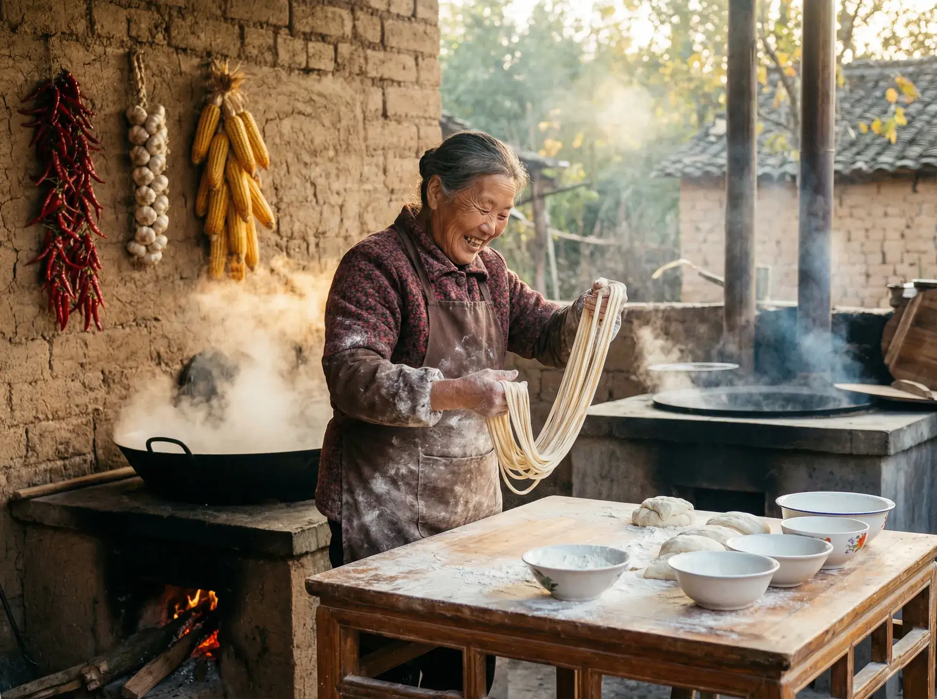 农家大嫂手擀面 - 姐姐的秘密在线高清 乡村美食